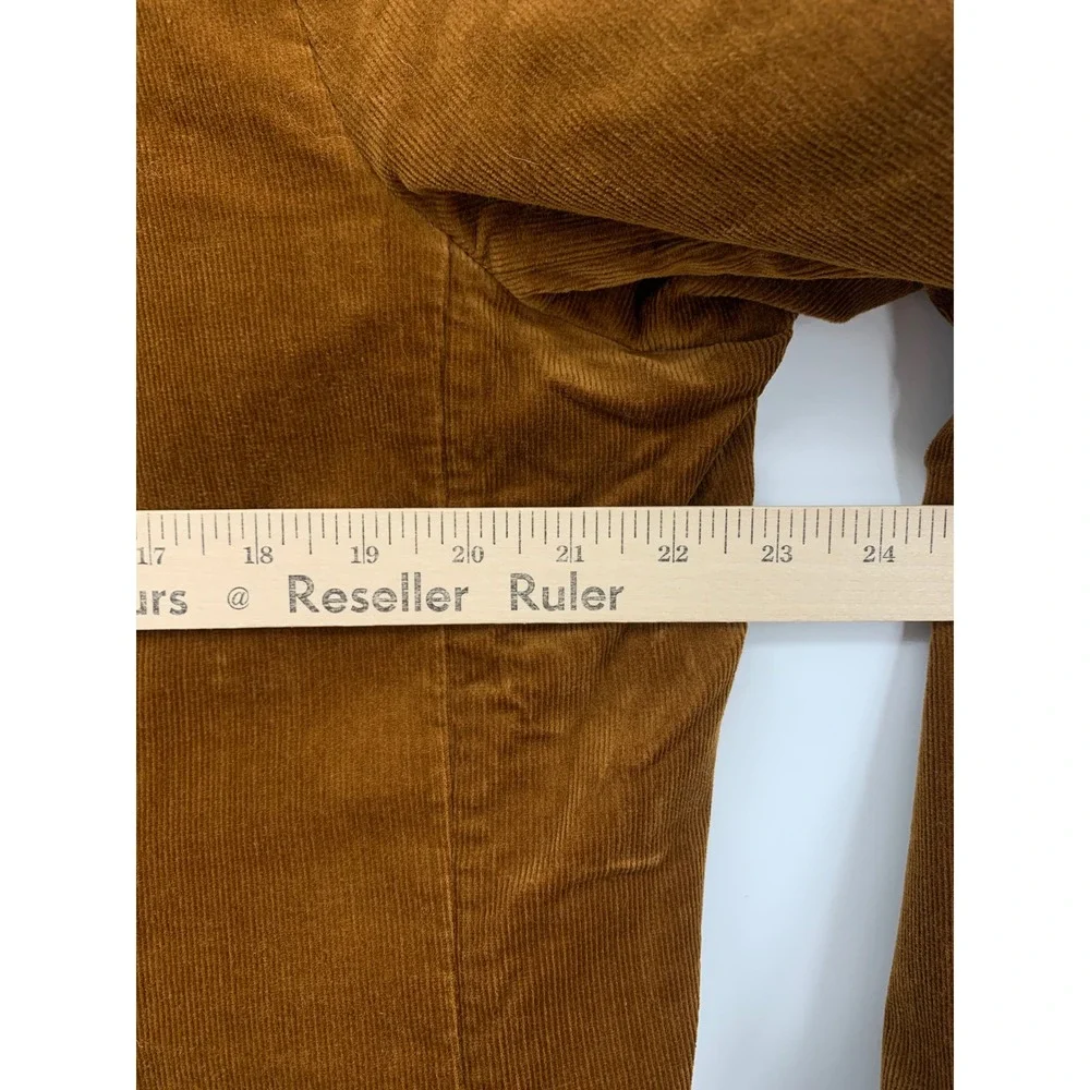 Banana Republic Corduroy Blazer Jacket Mens 48R Brown Unstructured Fall NEW